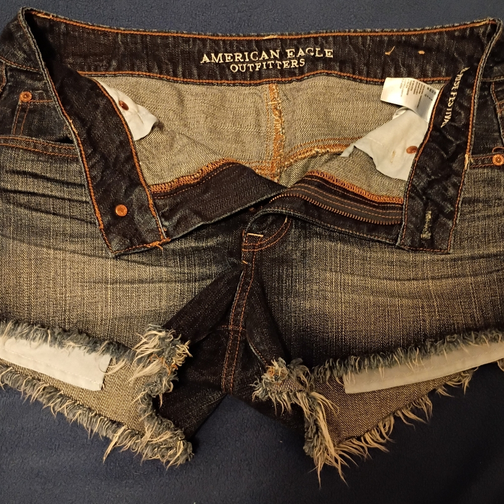 American Eagle Outfitters Women's Black Denim Shorts